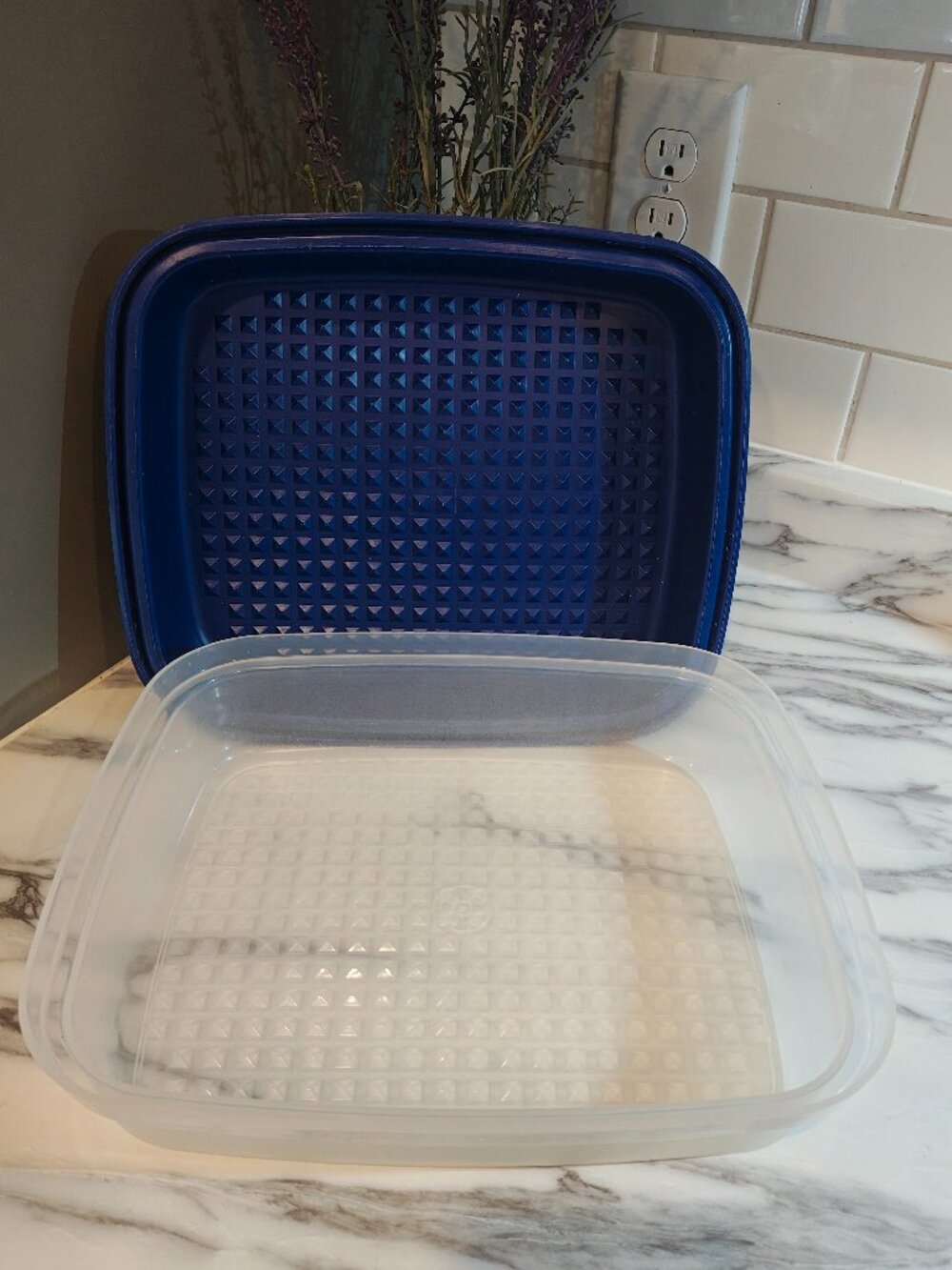 Vintage Tupperware Season-Serve Marinating Container 1294 1295
